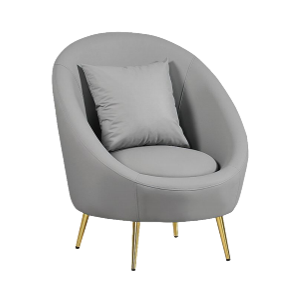 Modern Luxury Extendable Lounge Single Seater Sofa Accent Chair Living Room Warehouse Use Beauty Backrest Lazy Chair