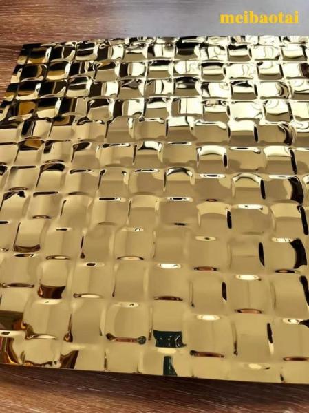 PVD Color Plating Fechado de aço inoxidável Metal Quatro pés