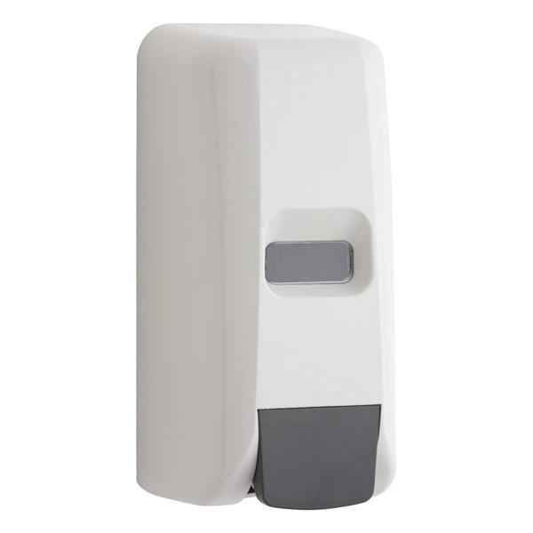 1000ml manual foam soap dispenser , bulk refill, abs plastic, black color, wall mounted