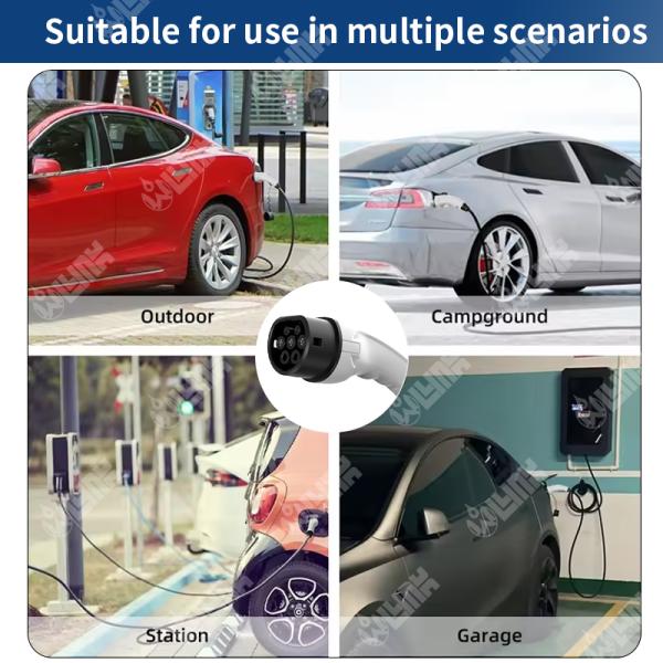 0link Type2 EV Charging Cable AC 48A 250V 1Phase IEC 62196 Mode2 Ev Charger Cable Type 2 EV Charging Plug Gun Cable