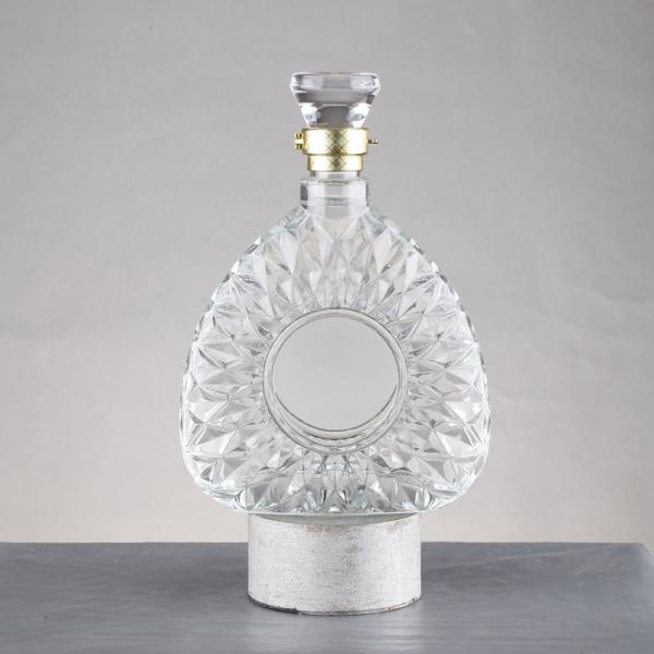 Super Flint 500ml 700ml 750ml Brandy Liquor Glass Wine Bottles with and Fashion Design