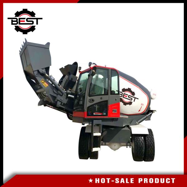 Petit camion concret multi de pompe de boom du but 78kw 1,5 CBM