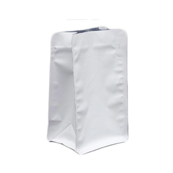 half lb/8oz Stand Up Coffee Bag/Flat Bottom Pouch with Air Release Valve and Reusable Side Zipper/Smell Proof Bags