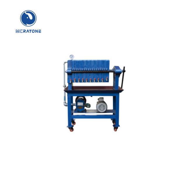 Vegetable Hydraulic Oil Filter Machine High Yield Rate Carbon Steel