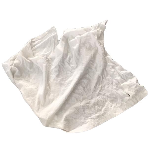 IMPA 232906 Industrial White Cotton Wiper Rags in T-Shirt White Color Cotton Rags Cotton Cleaning Rags