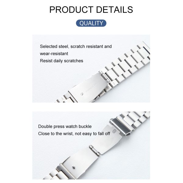 Rainbow Metal Stainless Steel Watch Band