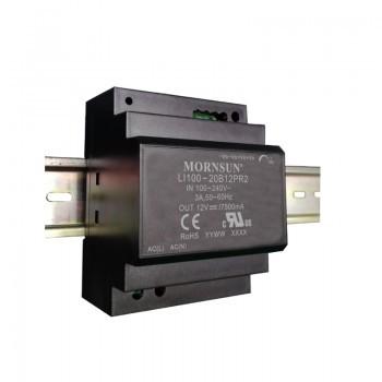 15V 48V 100W AC DC Din Rail Power Supply EN62368 Heat Resistant MateriaL