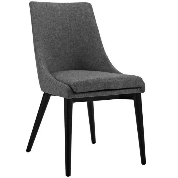 Antiwear Linen Upholstered Dining Chair Multipurpose Morden Style