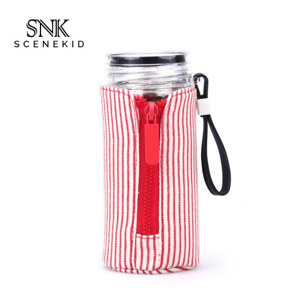 Gift Custom Protector Sleeve Canvas Bottle Bag