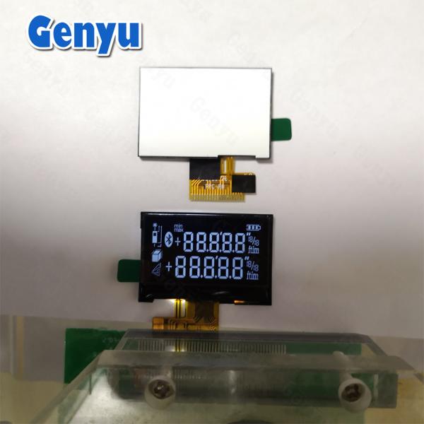 COG FPC VA LCD Segment Display White On Black SPI Interface For Rangefinder