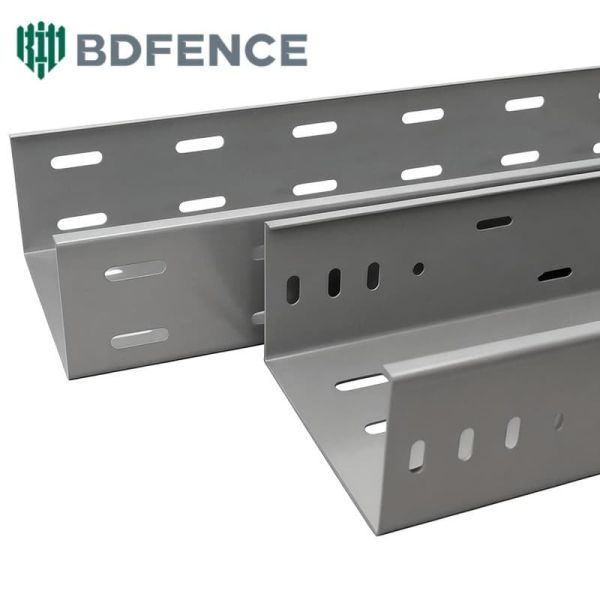 50mm Galvanised Cable Tray Fire Resistance Hot Dip Cable Tray Trough