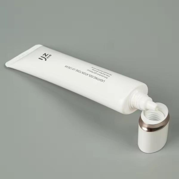 Tubes cosmétiques PE sans air Buse ovale Tubes cosmétiques sur mesure