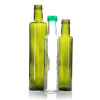 Garrafa de óleo de vidro Marasca vazia 100 ml 750 ml Verde transparente