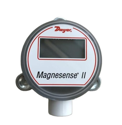 Dwyer Magnesense MS-111 Differential Pressure Transmitter with Field Configurable Dual Output Signals and Rugged NEMA 4X Enclosure