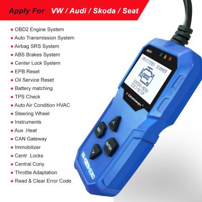 Ferramentas de diagnóstico do airbag do varredor SRS de Autophix V007 Konnwei KW350 Audi OBD2