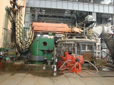 Low Current Operation Horizontal Electric Furnace General To Produce Common Carbon Steel