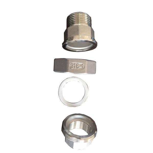 Male Female Union Stainless Steel Pipe Fitting CF8M And CF8 BSPT NPT Thread