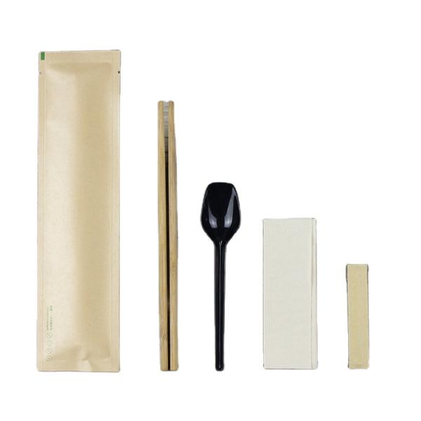 Airline Disposable Table Utensils in Natural Colourful Flatware with Customized Logo