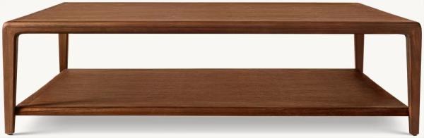 Living Room Modern Light Wood Coffee Table Customizable 1700x1000x450mm
