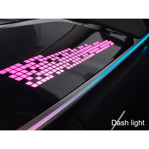 CF BMW F30/F32/F33/F36 Dynamic Flowing Multi-Color Interior LED Kit with Plug-and-Play Installation and Vehicle-Specific Compatibility