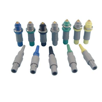 6.5mm Self Latching Plastic Push Connectors Push Pull 2 Pin To 14 Pin