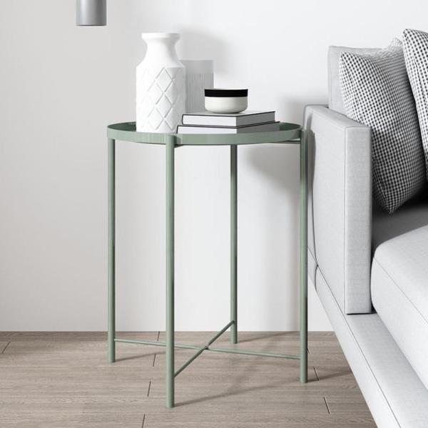 living room coffee Table Round center Table,contemporary coffee table Anti-Rust &Waterproof Outdoor& Indoor Snack table