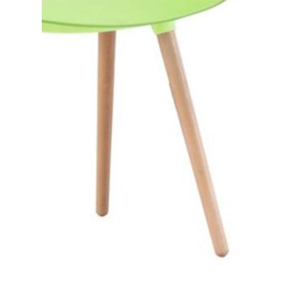 Family Leisure Solid Wood Leg 75cm Height Modern Plastic Chairs 0.24CBM