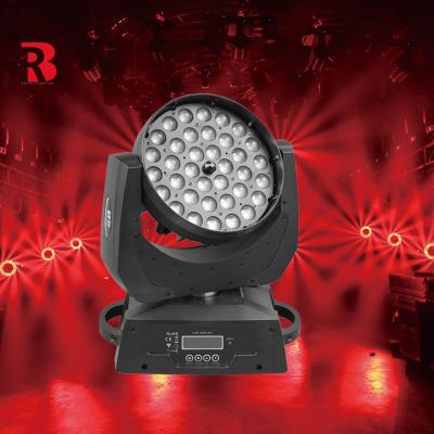 36*10W DMX512 LED Beam Zoom LCD Moving Head Light Para Disco Party