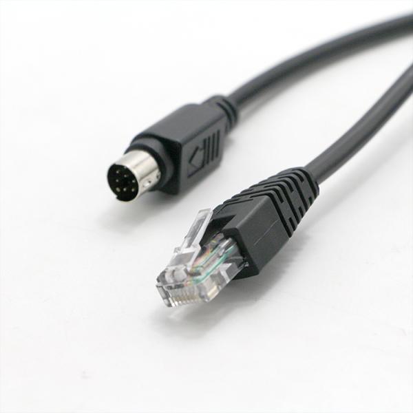 Cable de conector RJ45 a 8 pines de conector Mini Din