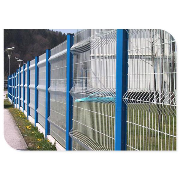 Outdoor Security PVC Coated Welded Wire Mesh Fencing for Boundary Wall