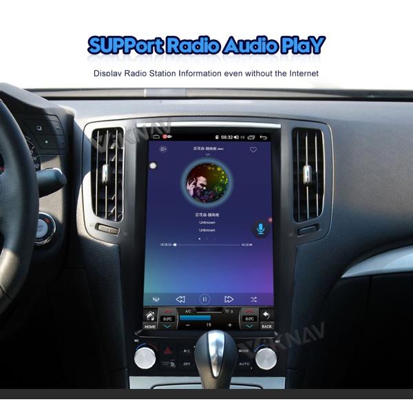 Игрок мультимедиа автомобильного радиоприемника ABS 12.1inch для Infiniti G25 G37 2004-2015