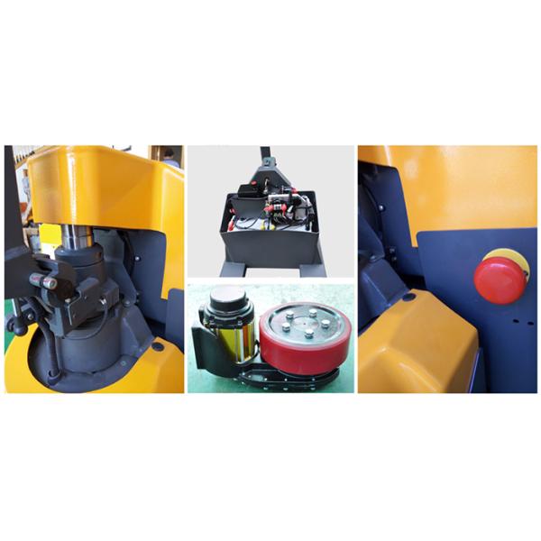 Narrow Side 1500kg Semi Electric Pallet Truck With CE Certificate