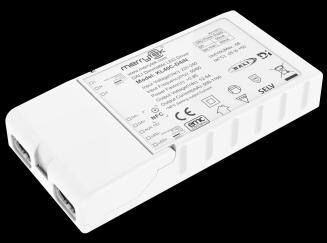 Controlador LED regulable de 60 vatios, 700mA a 1400mA, 1-10V, con 5 años de garantía