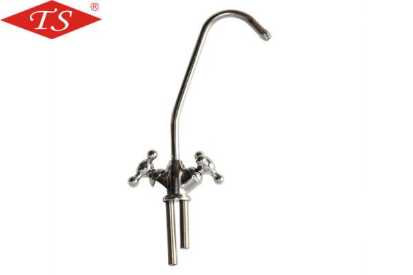 Ro Water Purifier Accessories Double Tube Gooseneck Faucet With Roate Switch