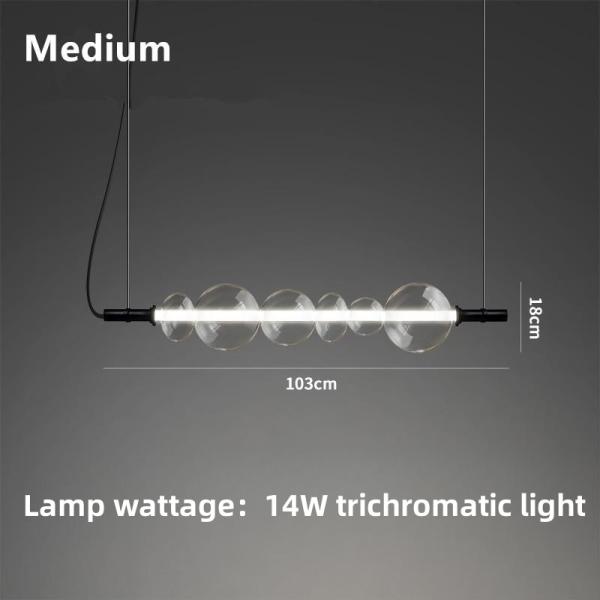Nordic glass pendant light Transparent Lampshade bubble light(WH-AP-546)