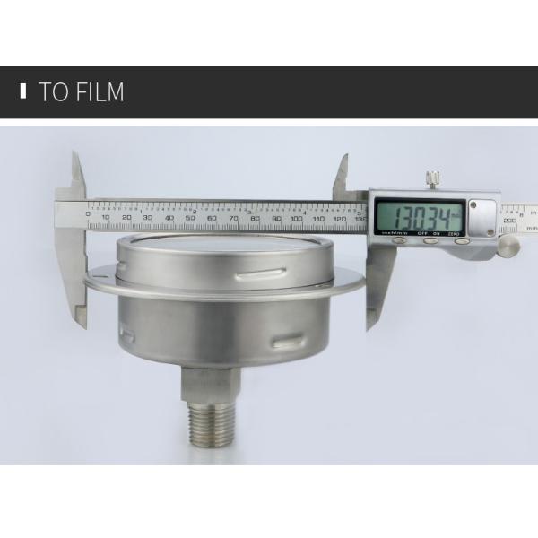 4 Inch Stainless Steel Pressure Gauge 2500bar G Thread Hydraulic Universal Manometer