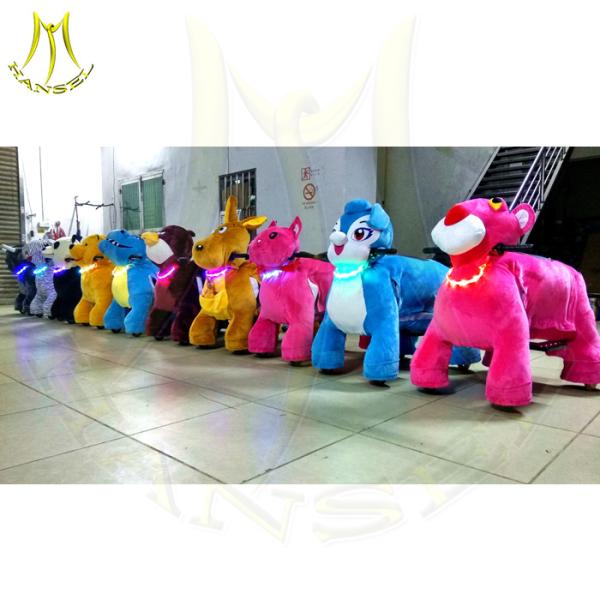 Hansel popular battery coin operated  indoor supermarket buy amusement rides car electric wheel walking dragon ride coin
