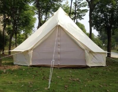 5m Diameter Outdoor Canvas Tent , Modern Pagoda Yurt Bell Tent Copper-zinc Coated