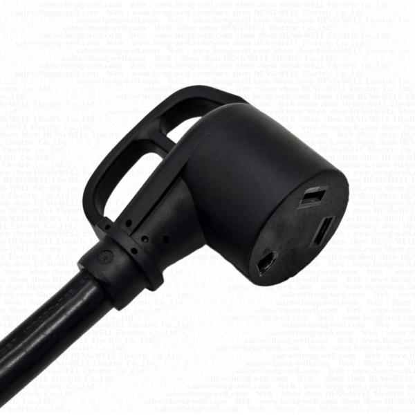 30 Amp RV Adapter Cord NEMA TT-30P Male to TT-30R Electrical Power Adapter for Camper Vans Trailers Motorhomes Caravans