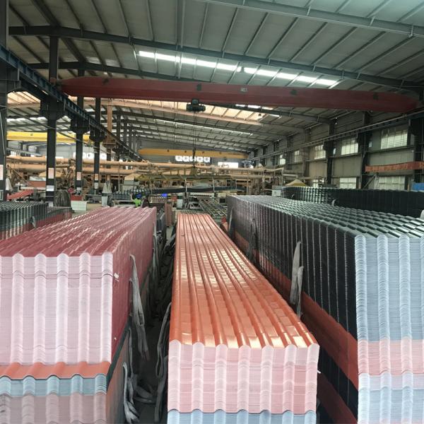 Teja de techo de resina sintética ASA impermeable resistente al impacto de 3 capas