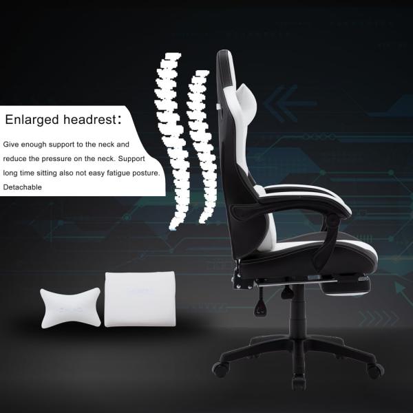 ALINUNU Gaming Chair High Back Ergonomic and 300 Pounds Maximum Weight Recommendation