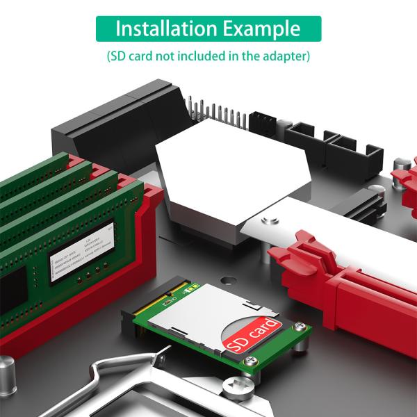 Adaptateur compact pour carte SD facile à installer