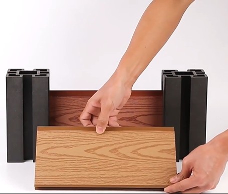 Внешний частный дом WPC Внешний забор Сад Композитные панели ограждения