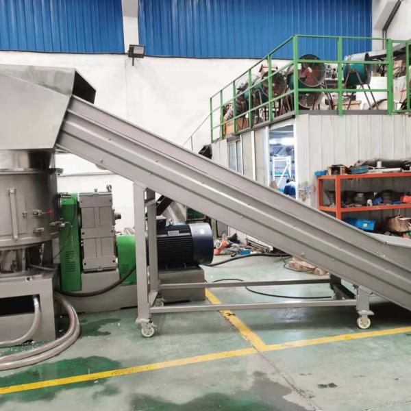 Double Stage PE PP Granulaing Machine Line Waste Plastic Pelletizer 700-1000kg/h