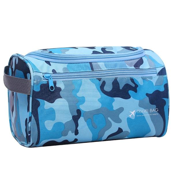 Barrel Shape Round Toiletry Bag Hanging Makeup Organizer Waterproof Travel
