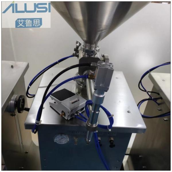 Заполнитель бутылки машины завалки опарника соуса варенья сливк жидкости и затира пневматический одиночный главный