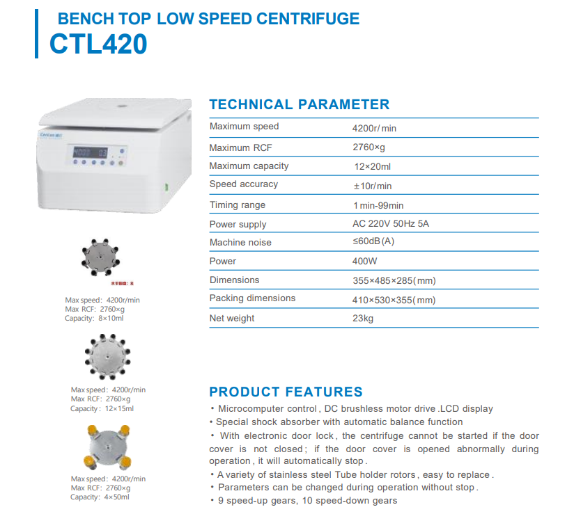 Auto-Balancing 12 Tubes Bench Top Laboratory PRF Centrifuge Machine Low Speed Brushless Motor Clinical Lab Hospital Use