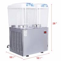 El dispensador del jugo con la paleta que revuelve el dispensador frío de la bebida del sistema para las barras hace compras 18L×3