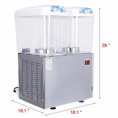 Juice Dispenser com a pá que agita o distribuidor frio da bebida do sistema para barras compra 18L×3