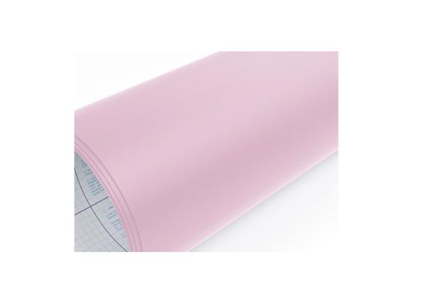 Plain Pink Color Matte Finish Self Adhesive PVC Film For Home Decor